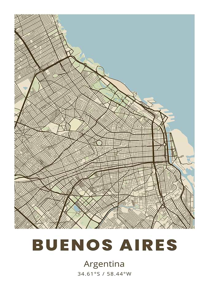 Buenos Aires City Map