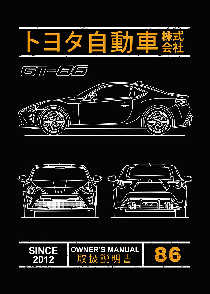 Blueprint of the GT86