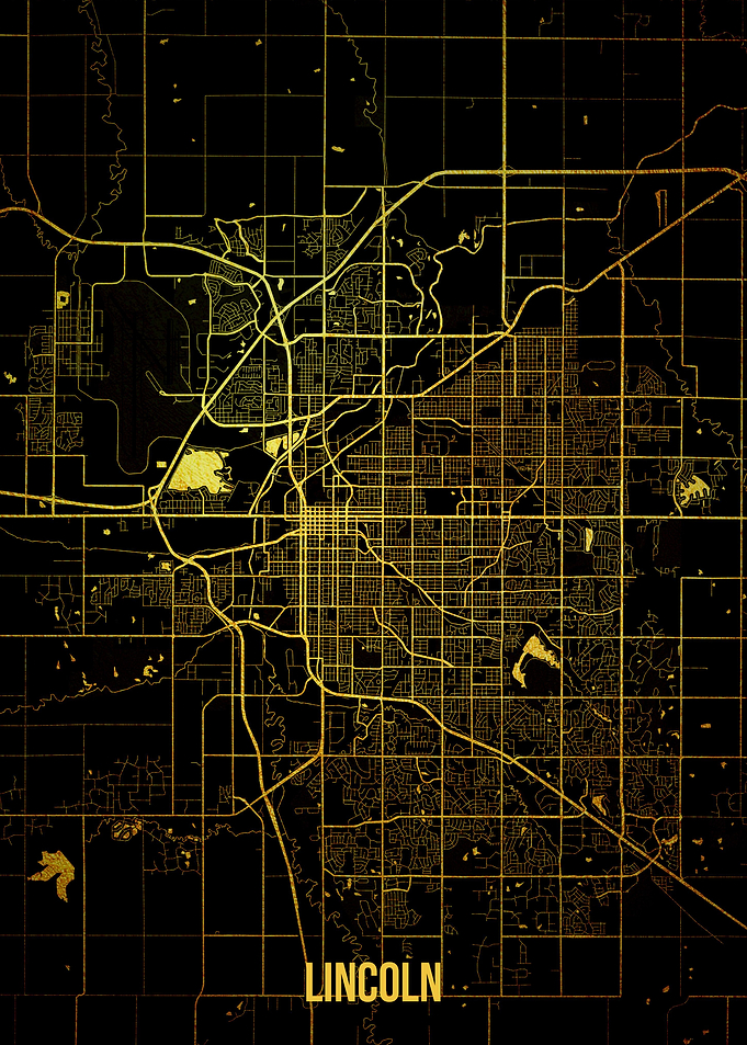Lincoln gold map