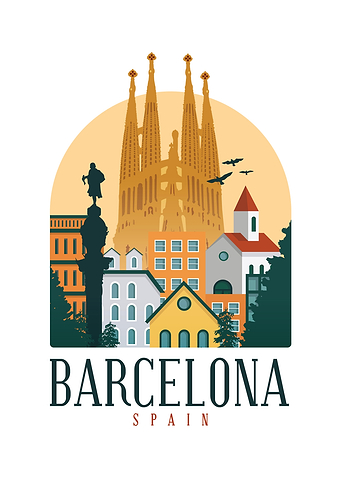 Barcelona Spain Cute