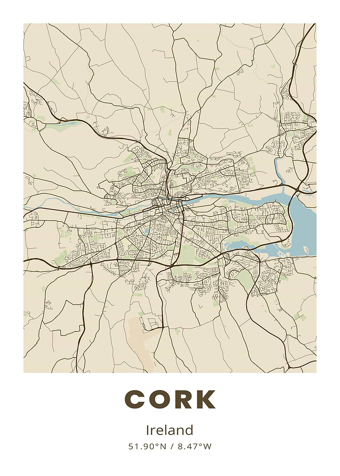 Cork City Map