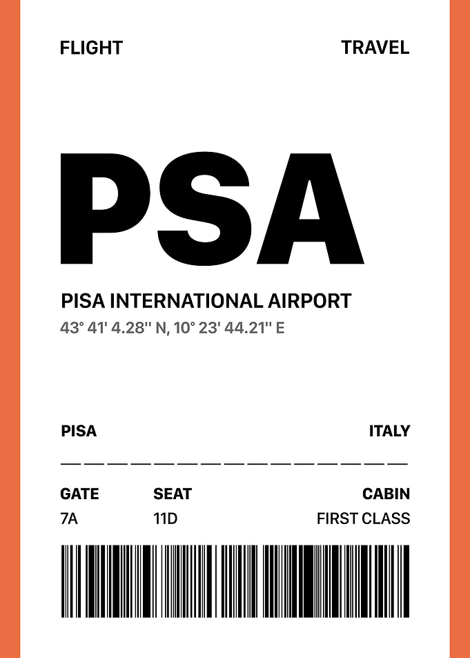 PSA Boarding Ticket