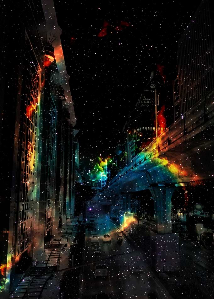 Nighttime in Bangkok