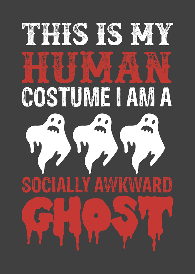 Human ghost costume