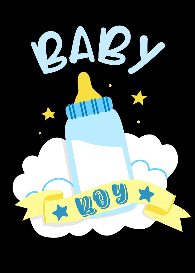 Baby Announcement Boy