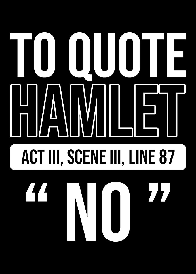 Hamlet No Hipster and Geek