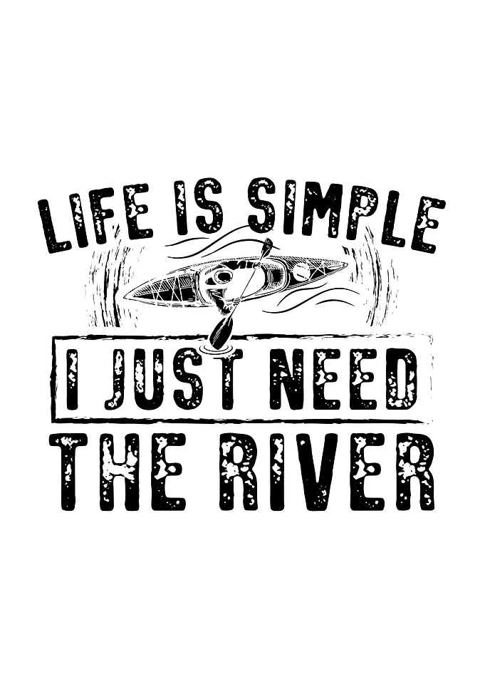 Kayak Life Is Simple Gift