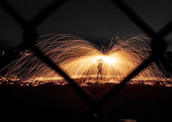long exposure sparks 2