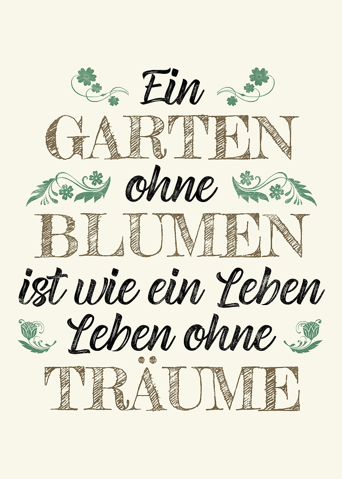 Perfekter Floristik Spruch