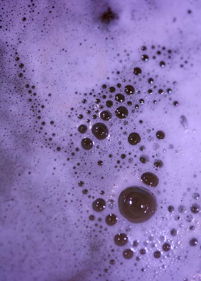 Bubbles wet wall poster