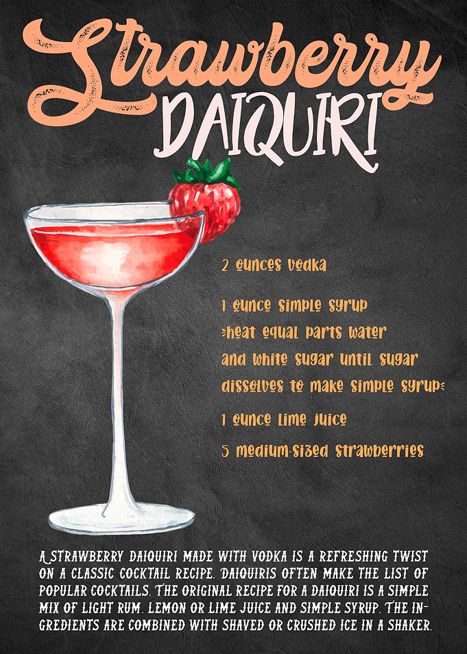 Strawberry Daiquiri Drink