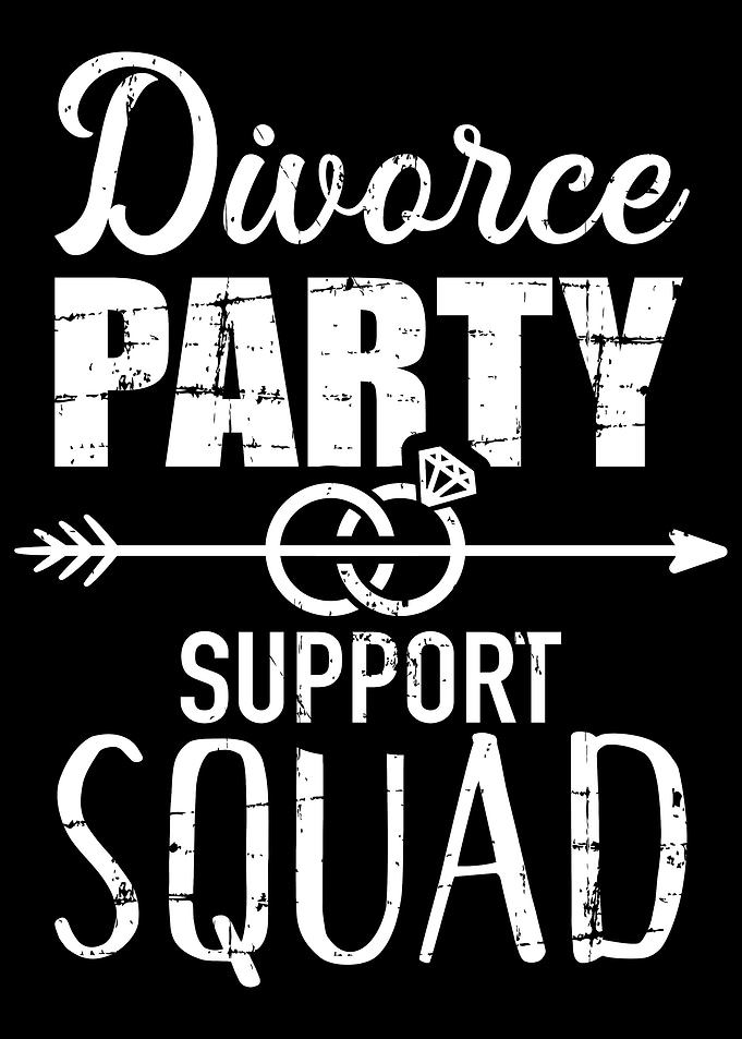 Divorce party support squa