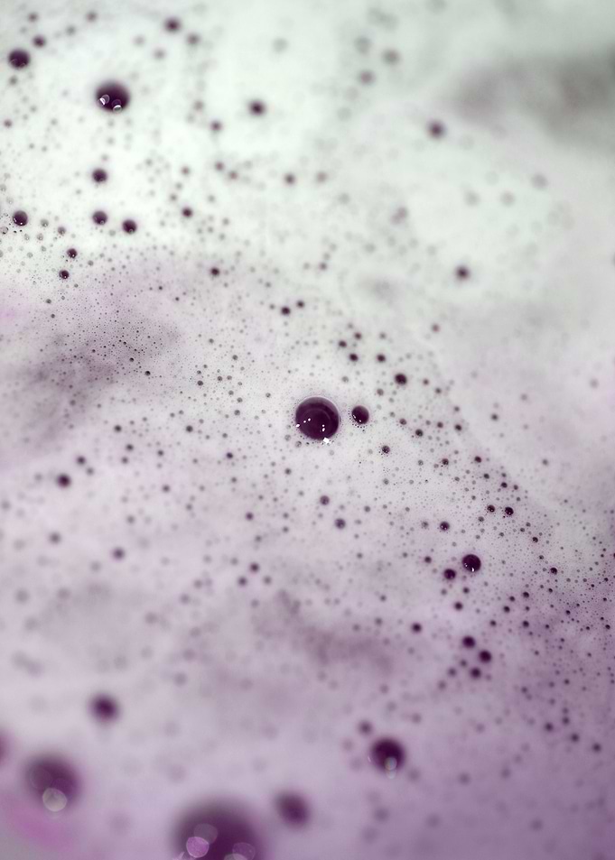 Colorful bubbles close up