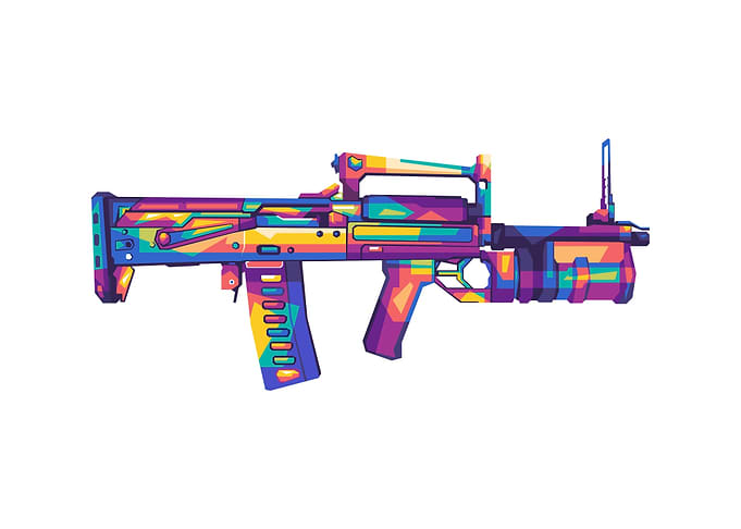 bulldog guns POPART