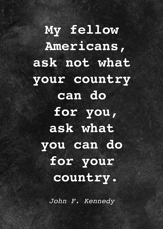 John F Kennedy Quote D013