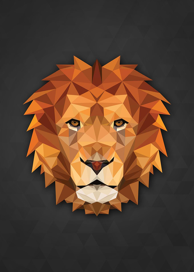 Polygon Lion