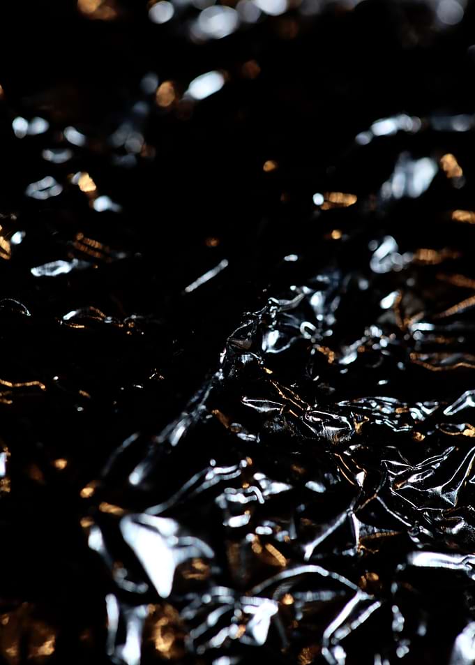 Aluminum folie abstract