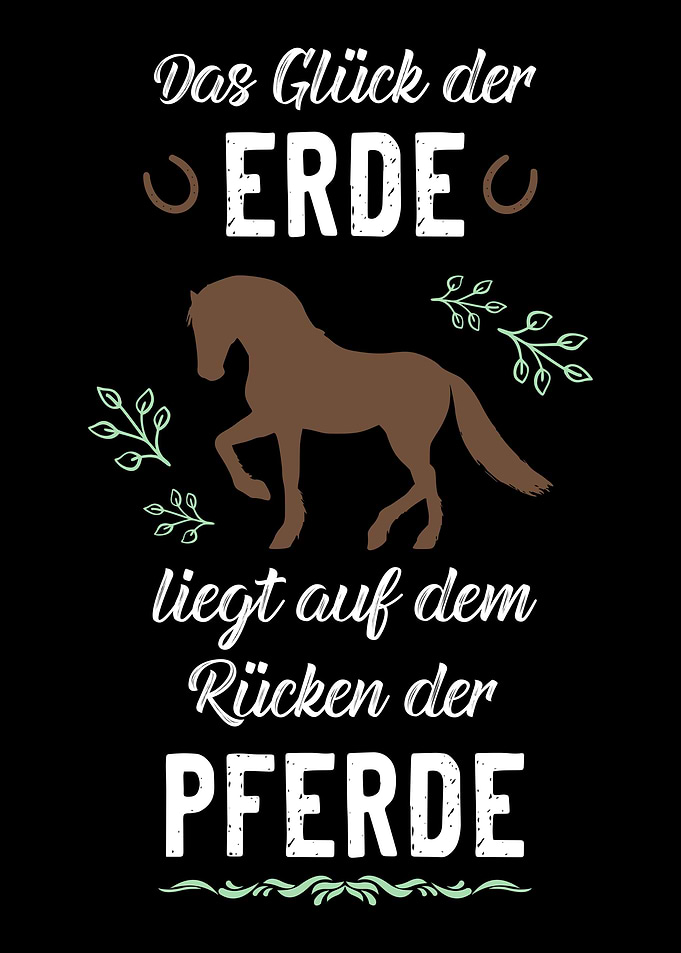 Witziger Pferd Spruch