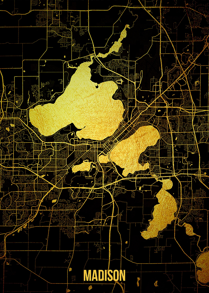 Madison gold map