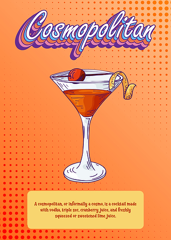 Cosmopolitan Cocktail 80s