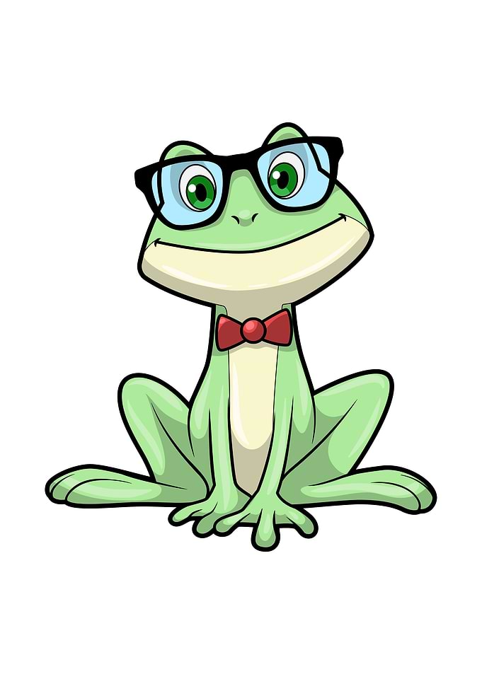 Frog Nerd Glasses