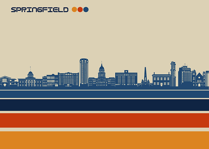 springfield skyline retro