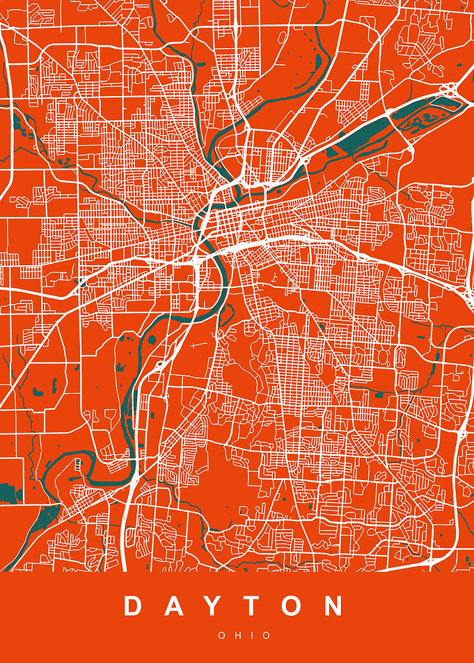 DAYTON Art Map Ohio