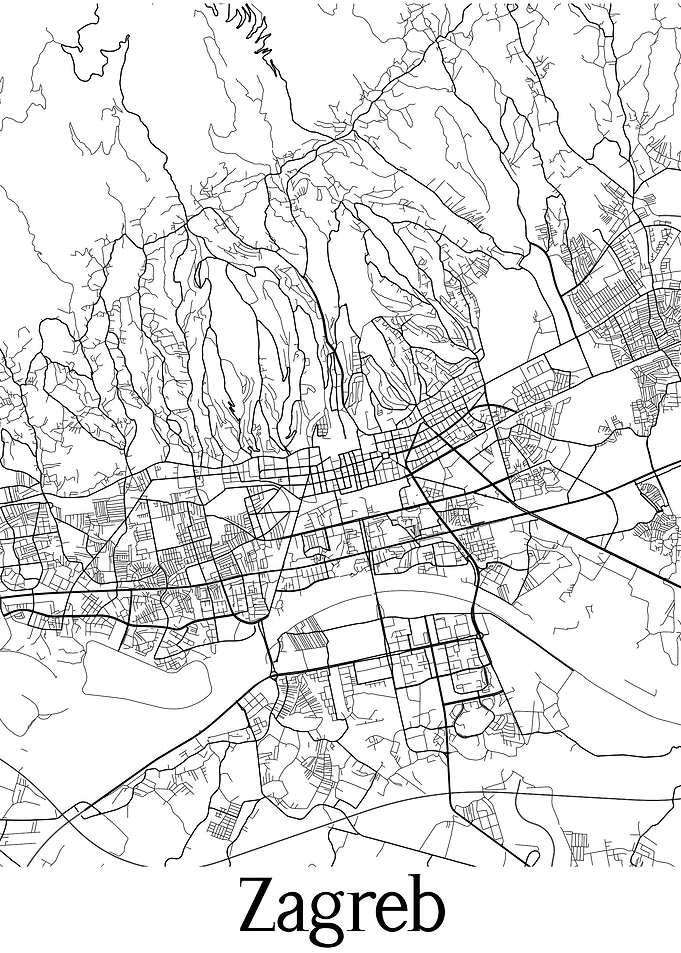 Zagreb Croatia Map