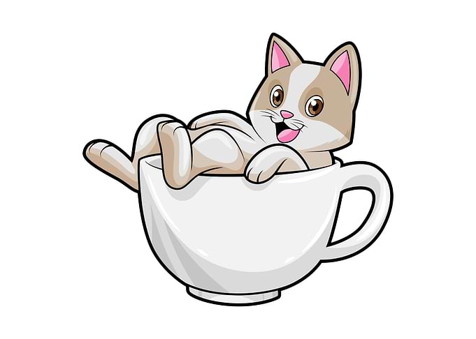 Cat Tea cup