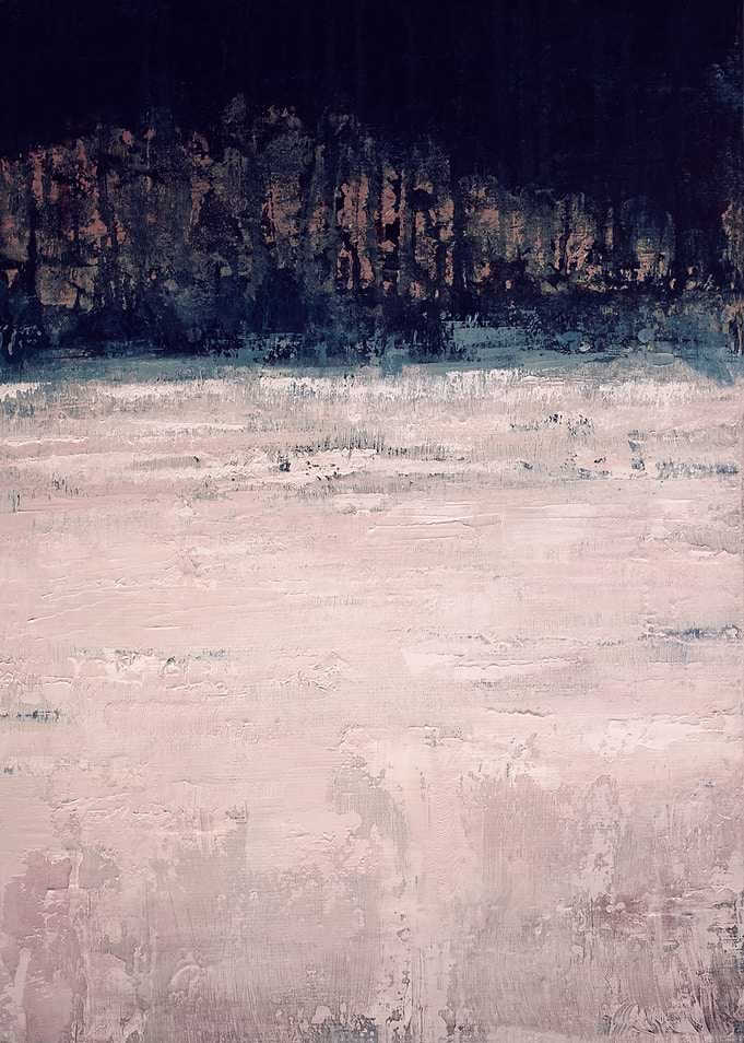 Pink navy abstract