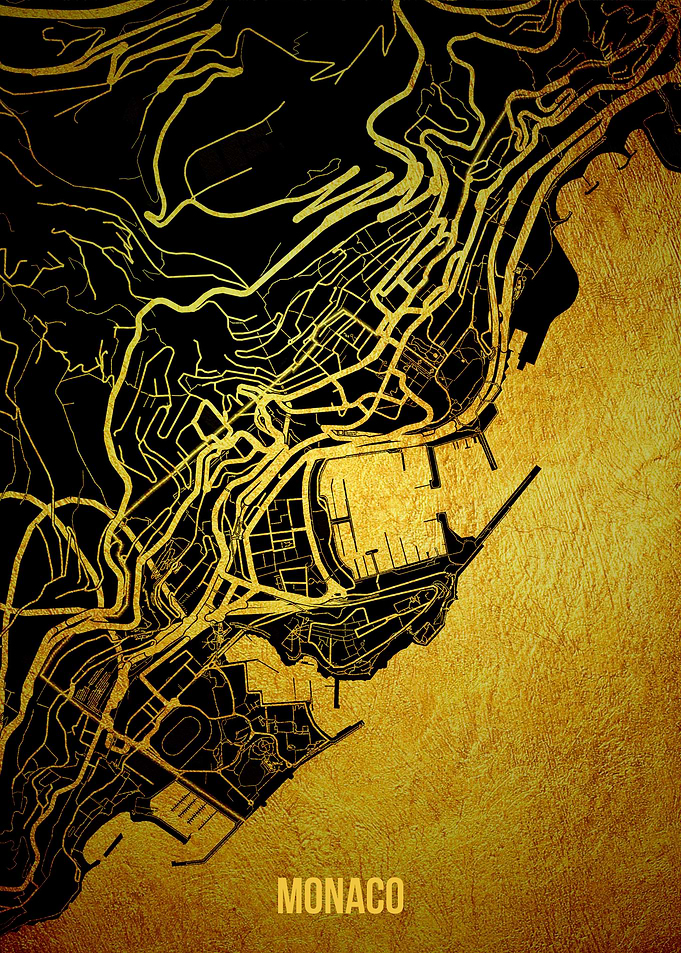 Monaco gold map