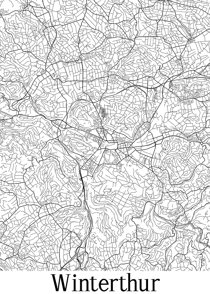 Winterthur Switzerland Map