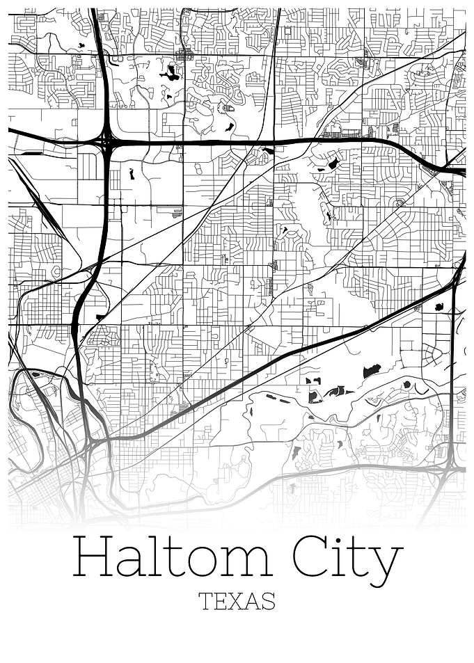 Haltom City Texas city map