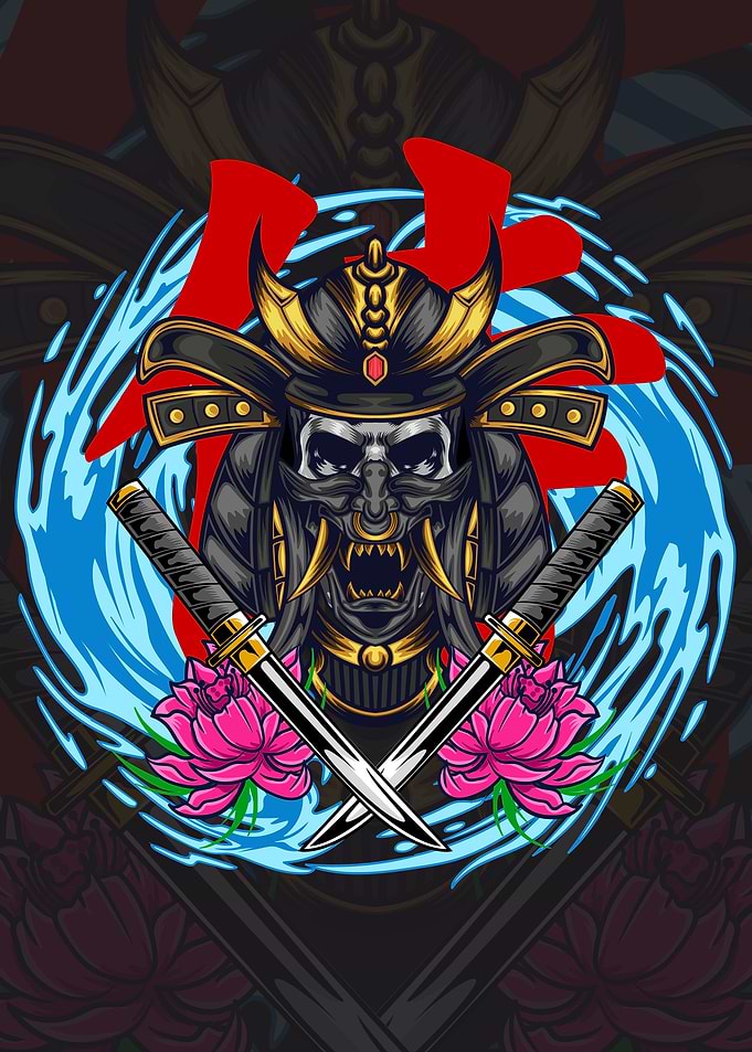 Samurai Skull