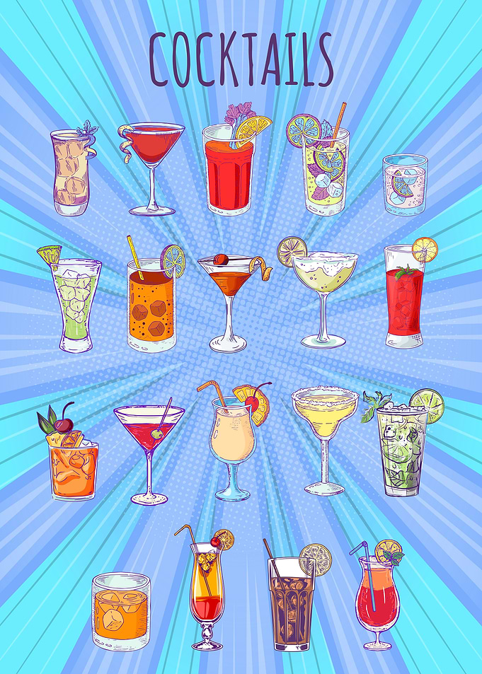 Types of Cocktails Drinks