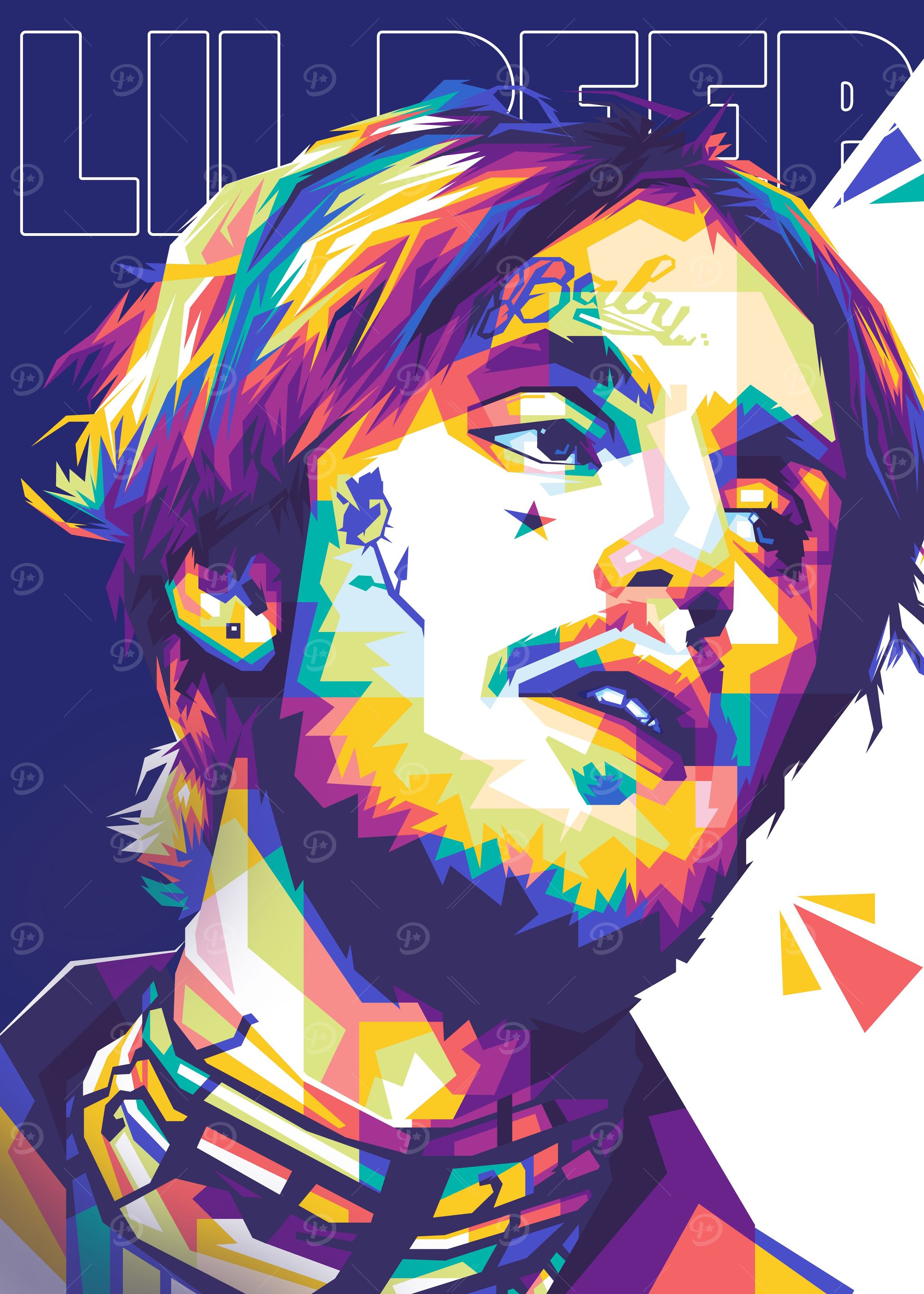 Lil Peep Pop Art