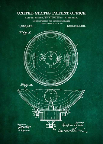 16 1912 Automobile Headli
