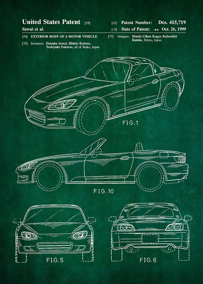 12 Honda S2000 Design Pat