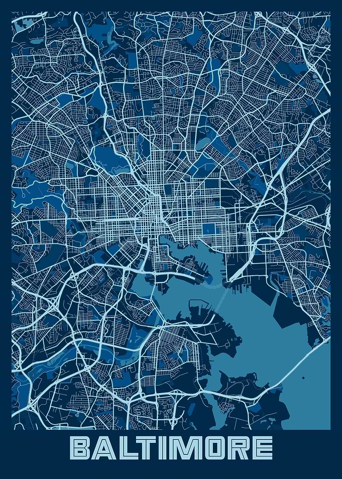 Baltimore Peace City Map