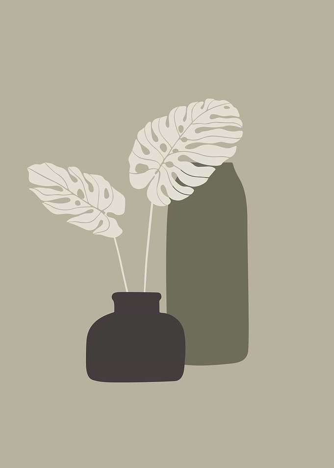 Flower Vase Modern Art 2