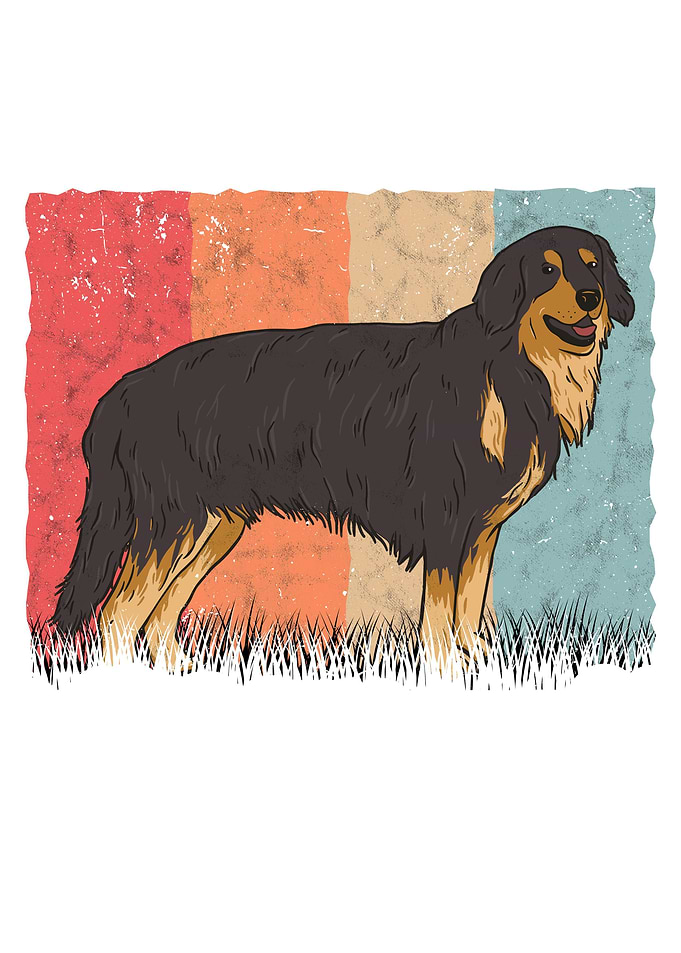 Hovawart Vintage Dog Owner