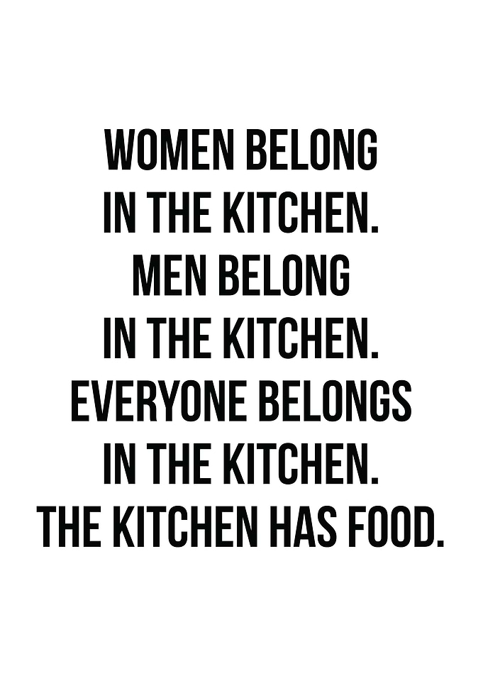 Belong In The Kitchen