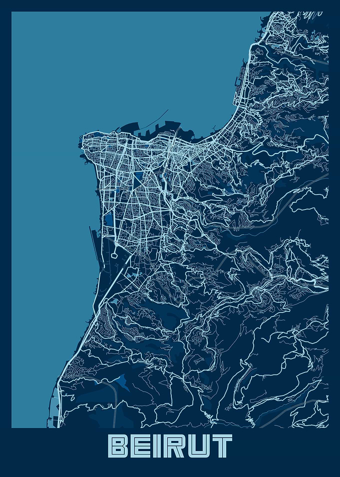 Beirut Peace City Map