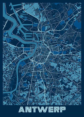 Antwerp Peace City Map