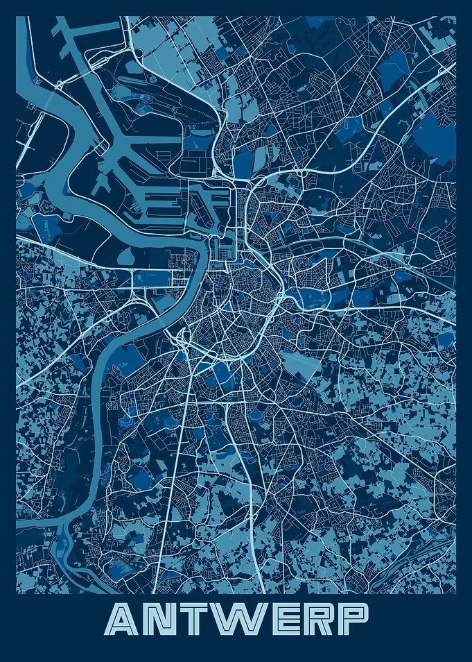 Antwerp Peace City Map