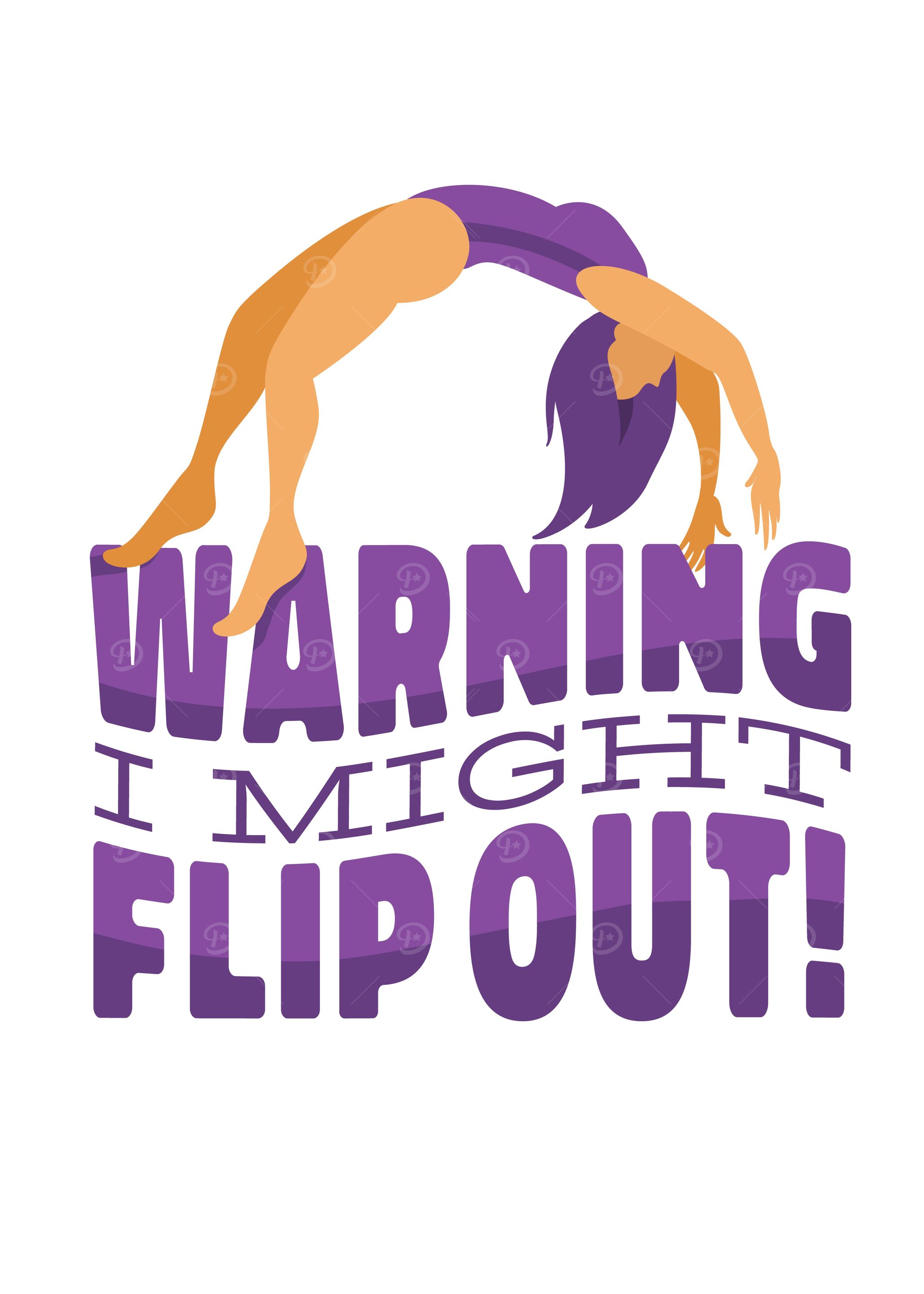 Gymnastics Flip Out Quote