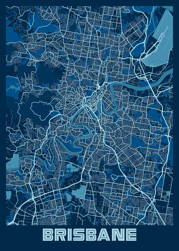 Brisbane Peace City Map