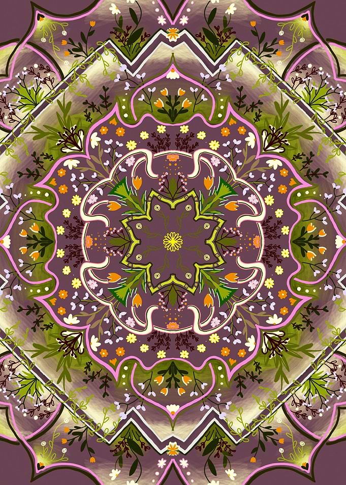Floral Symetry Art