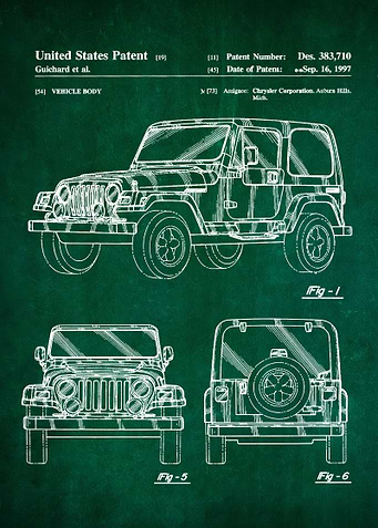 11 Jeep Wrangler Patent