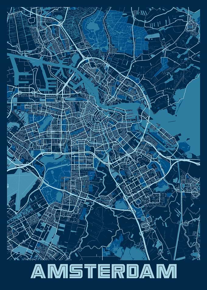 Amsterdam Peace City Map